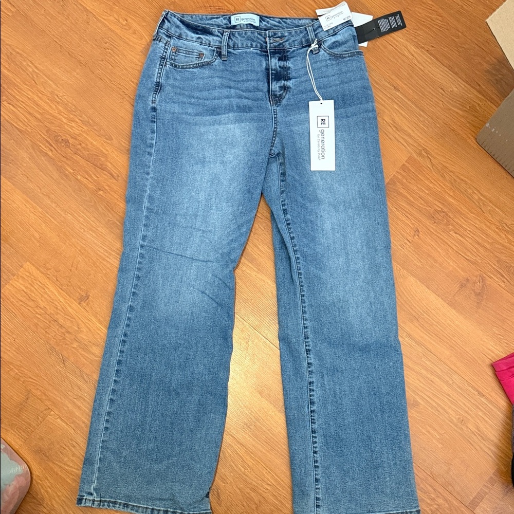 Celebrity Pink Women's Straight Leg Jeans in Blue
